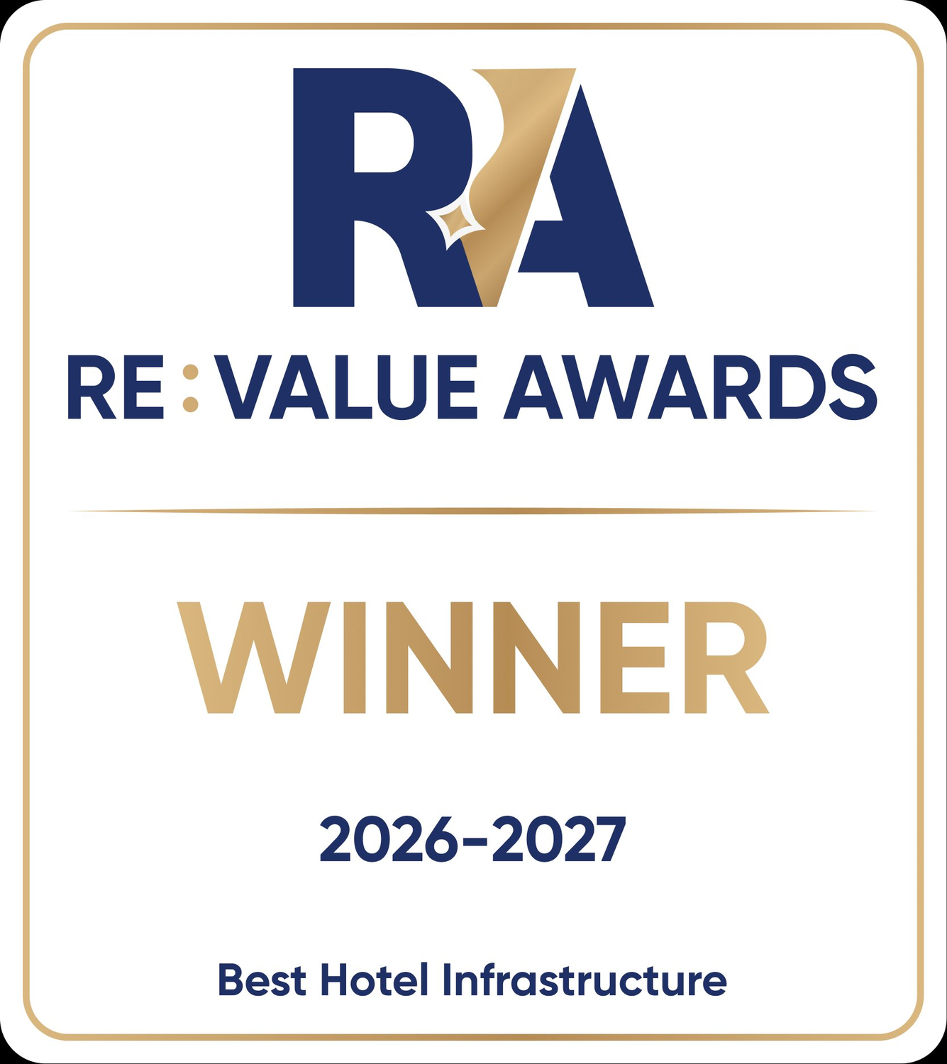 RE:VALUE Awards — Winner, вертикальный бейдж